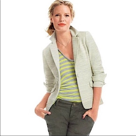 CAbi Lemon Zest Tweed Blazer/Jacket Size 4 - Picture 1 of 4